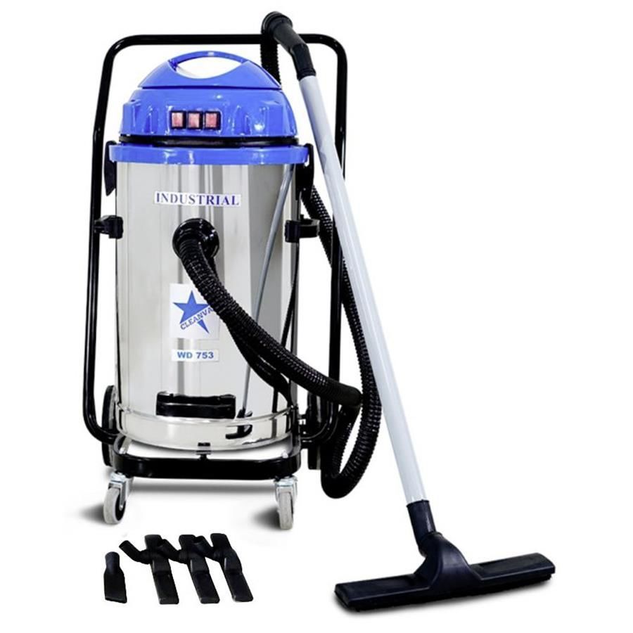 Cleanvac WD753 Üç Motorlu 3600watt Sanayi Tipi Islak-Kuru Süpürge