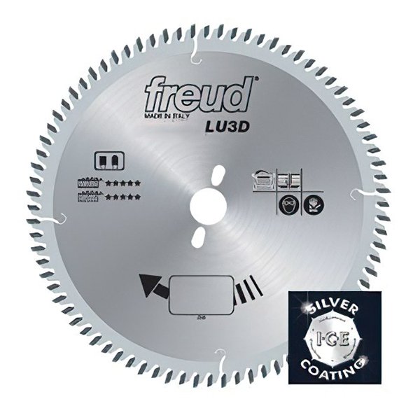 Freud LU3D 0400 Suntalam ve Laminat Testere Bıçağı 250 * 3,2 * 2,2 * 30 * 80 Z