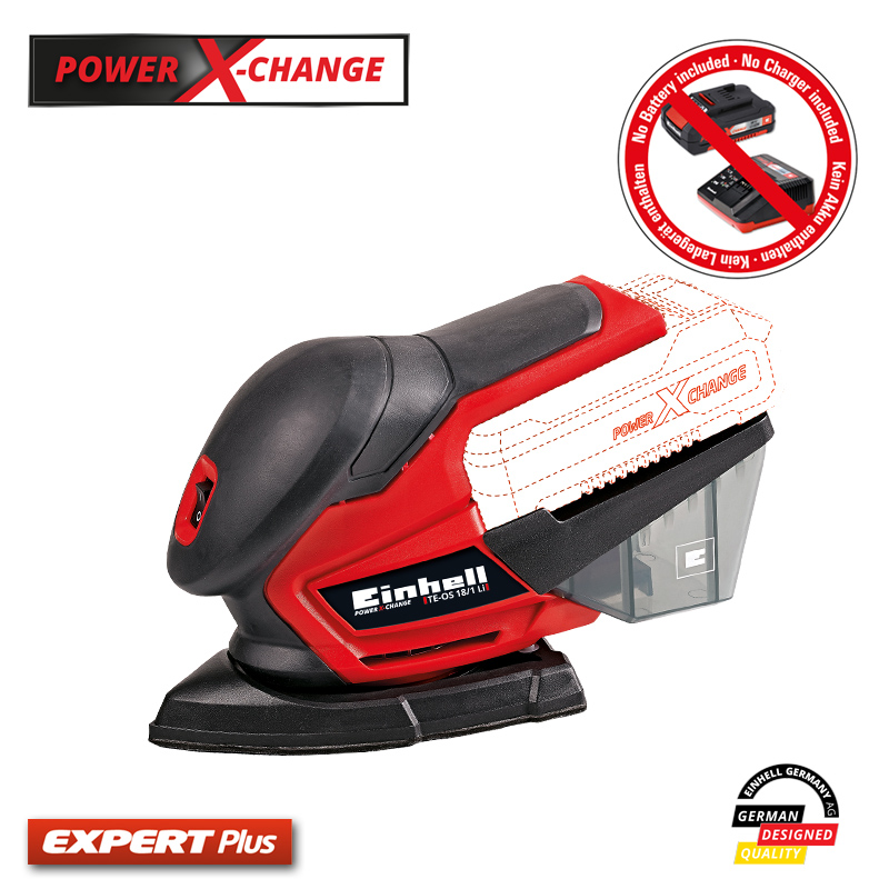 Einhell PXC Akülü Zımpara TE-OS 18/1 Li-Solo