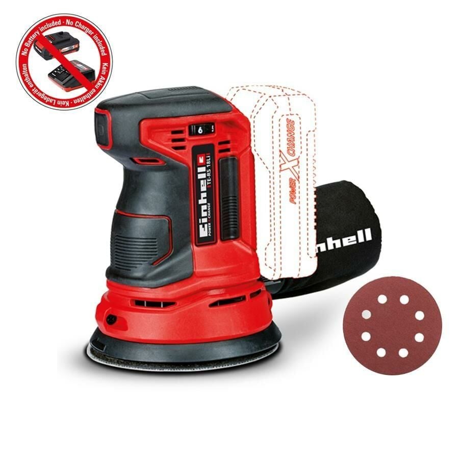 Einhell PXC Akülü Eksantrik Zımpara TE-RS 18 Li- Solo