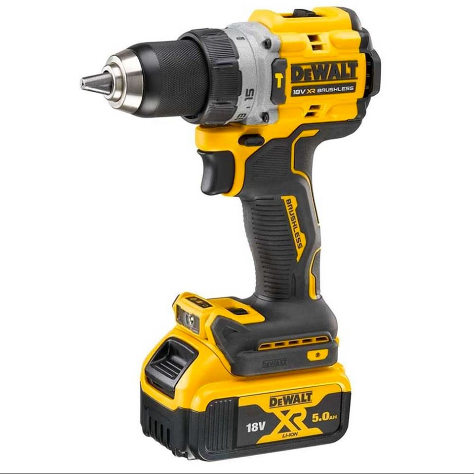 Dewalt DCD805P2T 18V 5.0AH Li-ion kömürsüz Çift Akülü Darbeli Matkap