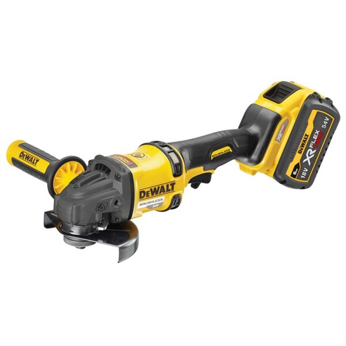 Dewalt DCG418T2 54V 2.0AH Li-ion Çift Akülü Kömürsüz Avuç Taşlama