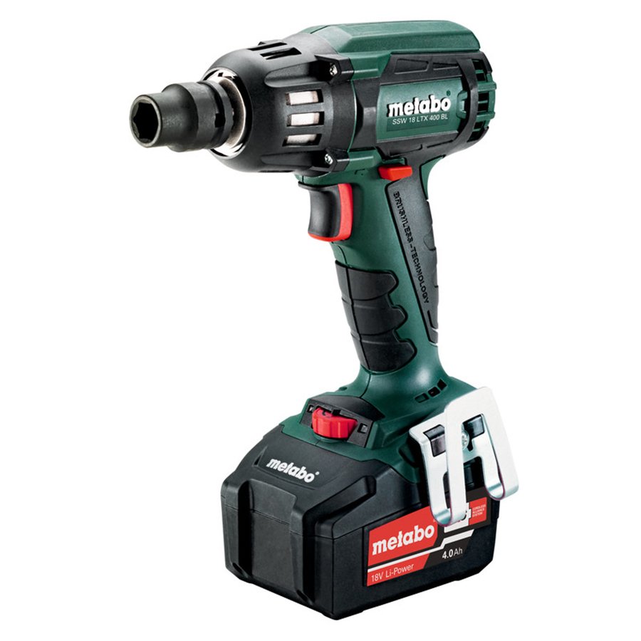 Metabo SSW 18 LTX 400 BL 18V 4.0 Ah Kömürsüz Somun Sıkma - Solo