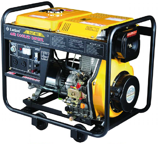 Lutian 5GF-ME Akülü Dizel Jeneratör 220V 5kVA