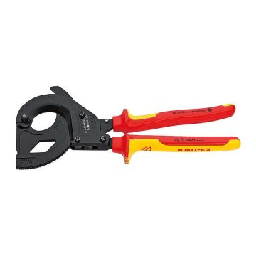 Knipex 95 36 Cırcır Mekanizmalı Kablo Makası 315A mm