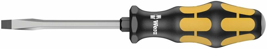 Wera Oluklu 1.0x5.5x100mm Tornavida