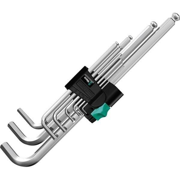 Wera 3950/9 Hex-Plus 9 Parça Paslanmaz L-Anahtar Seti