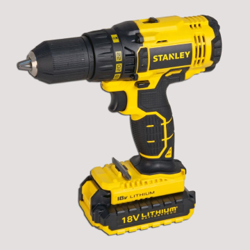 Stanley SBD710C2K 18V 1.5AH V20 Lityum Çift Akülü Kömürsüz Darbesiz Matkap