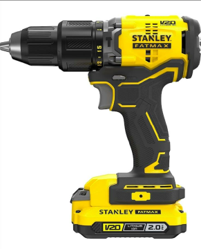 Stanley SBD715D2K 18V 2.0AH V20 Lityum Çift Akülü Kömürsüz Darbeli Matkap