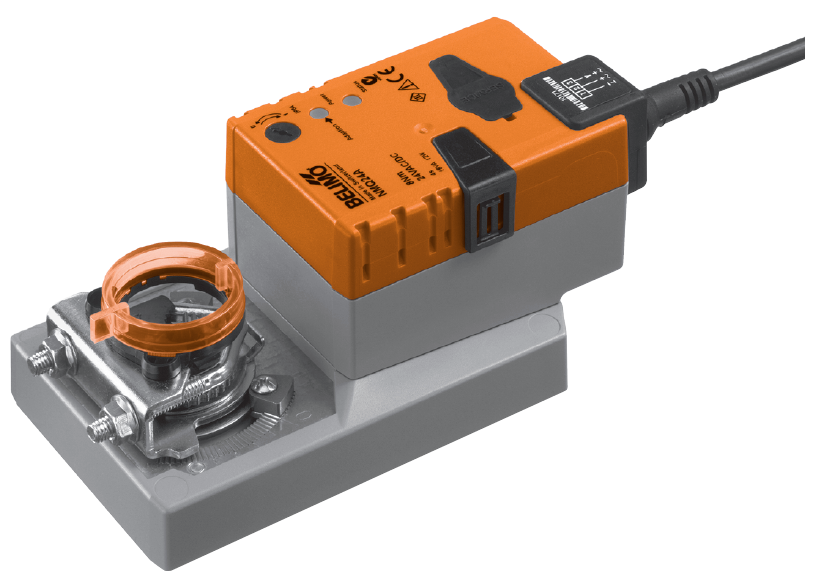 NMQ24A Damper Motoru 24VAC 8Nm, 4 saniye Aç-Kapa Kontrol