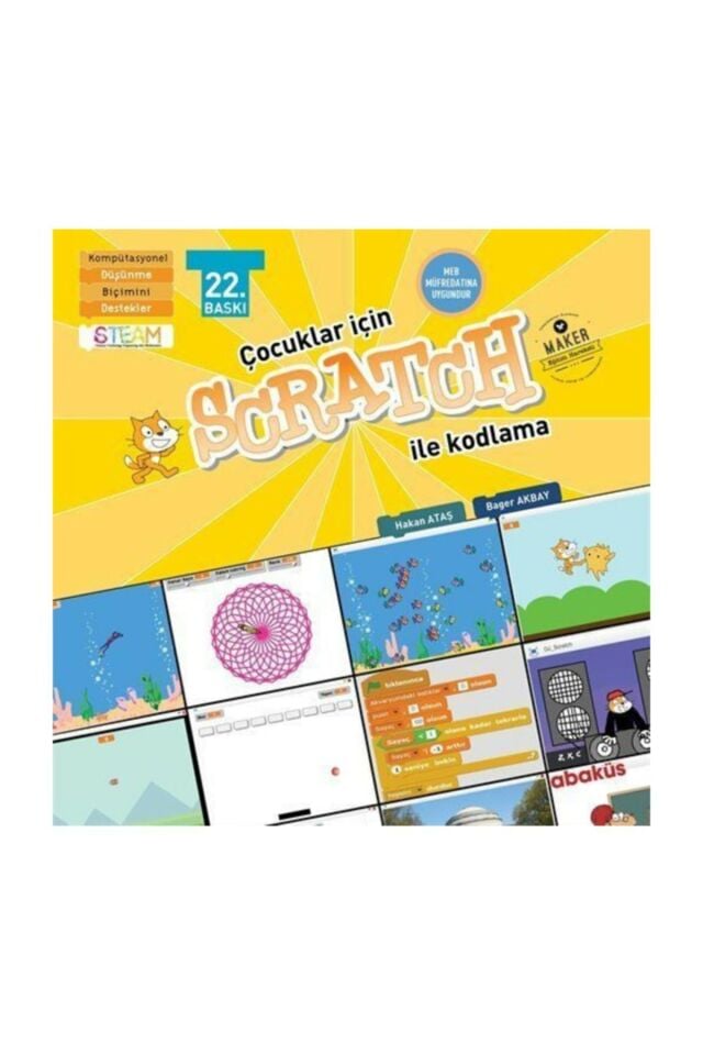 Çocuklar İçin Scratch İle Programlama 9+ Yaş 1. Kitap