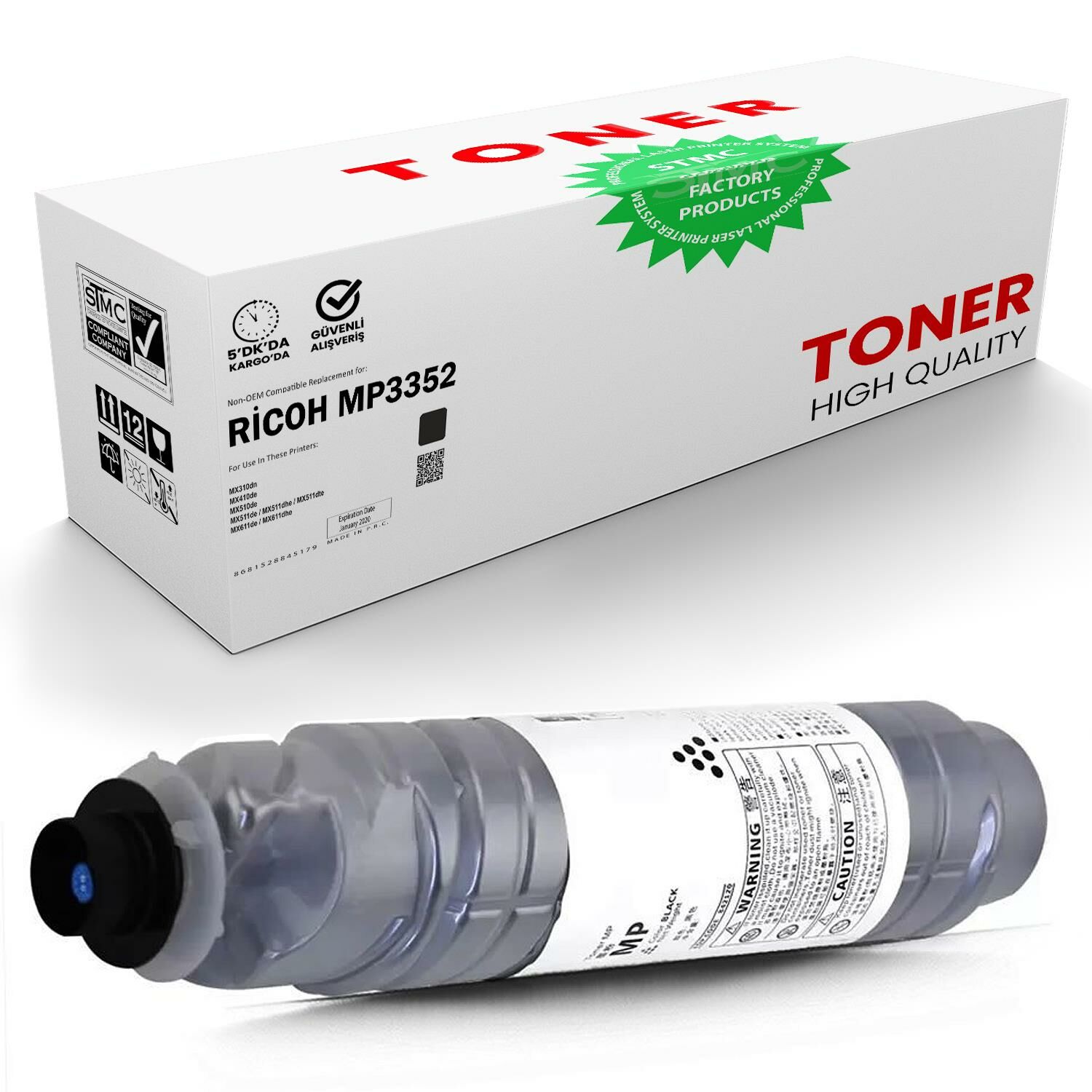 Ricoh MP3352 Muadil Toner /WB/ MP3353/MP2352/MP2852/MP2853