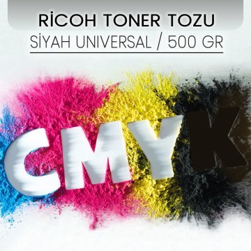 Ricoh Universal Siyah 500 GR Muadil Toner Tozu / Tüm Modellere U