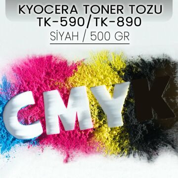 Kyocera TK-590/TK-890 Siyah 500 GR Muadil Toner Tozu /FSC5250/FS