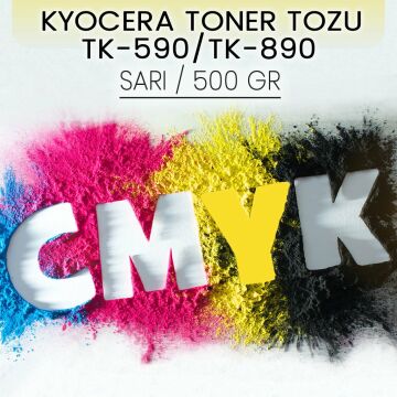 Kyocera TK-590/TK-890 Sarı 500 GR Muadil Toner Tozu /FSC5250/FSC