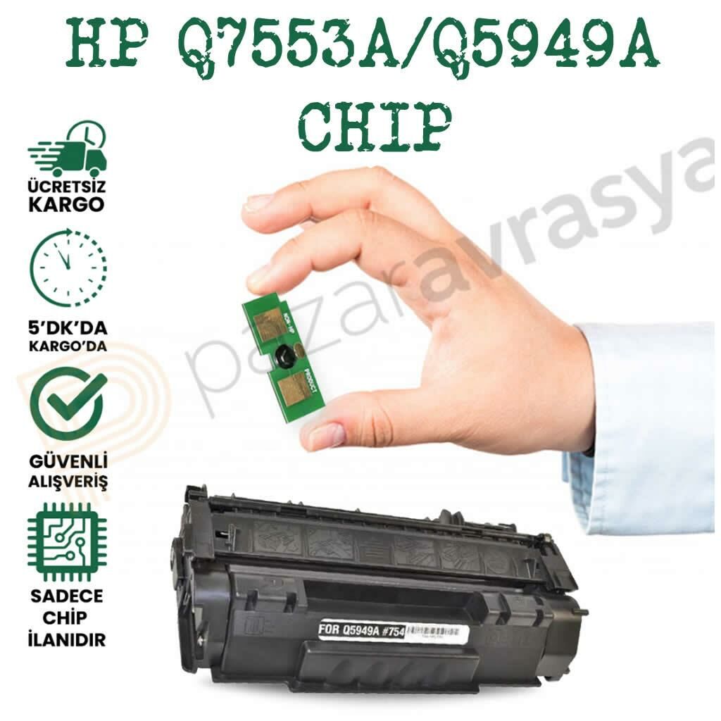CHIP HP Q7553A/Q5949A TONER ÇİPİ 3.000sf -1320/1300/4200/4300/202