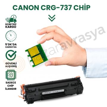 CHİP Canon CRG737-Toner Çipi /MF212/MF216/MF229 Çip