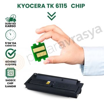 CHIP Kyocera TK-6115 / Ecosys M4125 / Ecosys M4132 TONER ÇİPİ