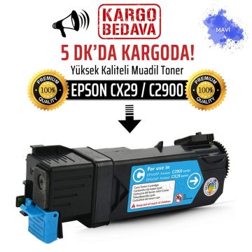 Epson CX29-C2900 Mavi Muadil Toner /NP/C2900N/C2900DNF/CX29NF/CX