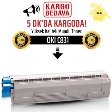 Oki C831-C841 Sarı Muadil Toner /NP/44844505/C831N/C831DN/C831CD