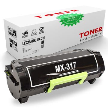 Lexmark MS-317/MS-317dn Çipli MX317 Muadil Toner/WB/MX-317