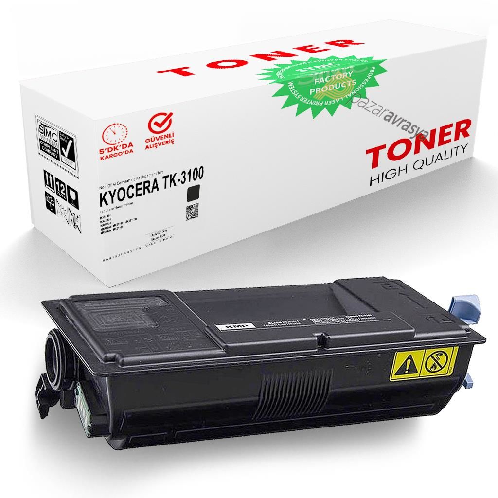 Kyocera TK-3100 Muadil Toner /WB/ Ecosys M3040/M3040DN/M3540/FS-
