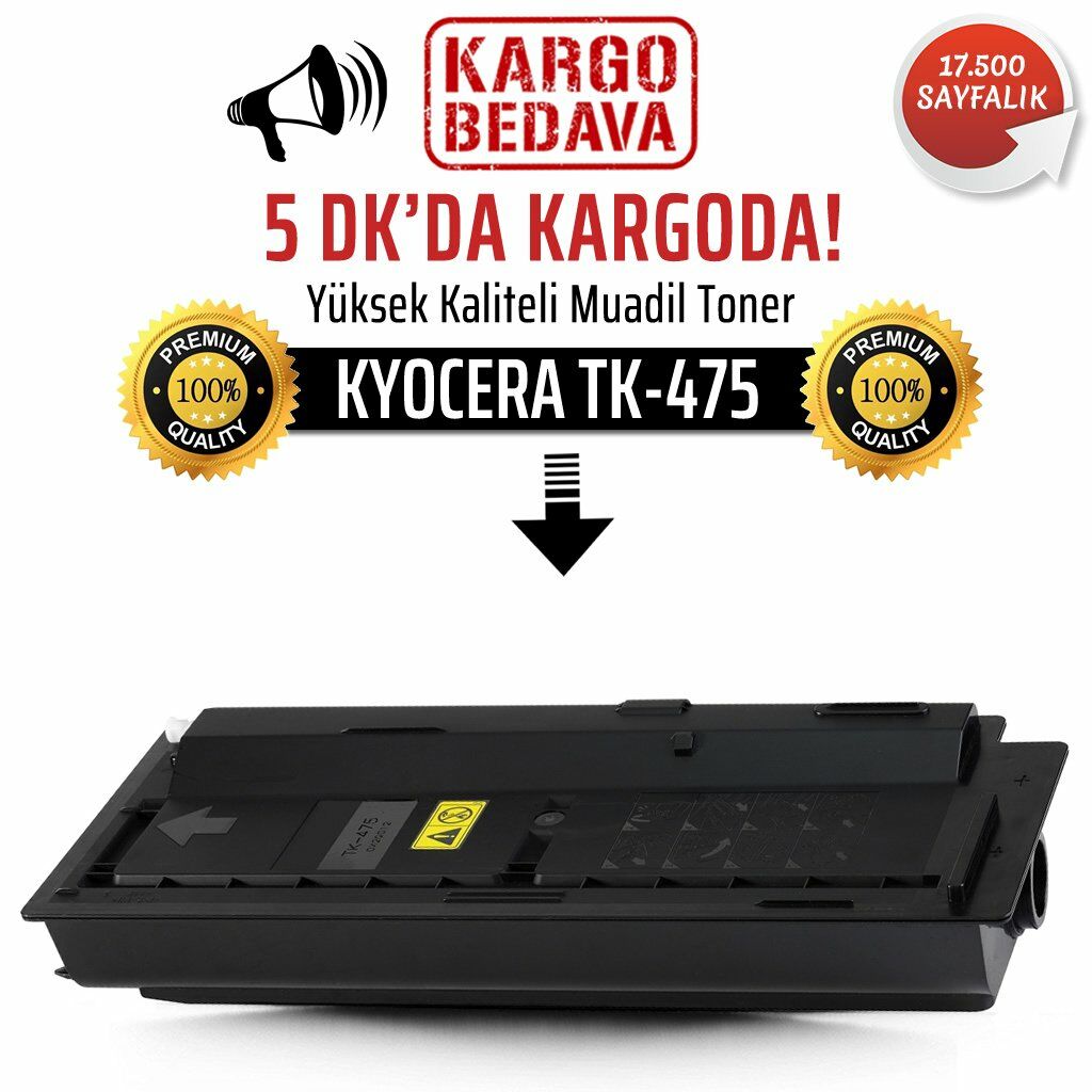 Kyocera Mita TK-475 Muadil Toner /NP/FS6025/FS6530/FS6525/FS653
