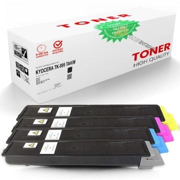 Kyocera Mita TK-895 Muadil Takım Set Toner /WB/ FSC8020/FSC8025/FSC8