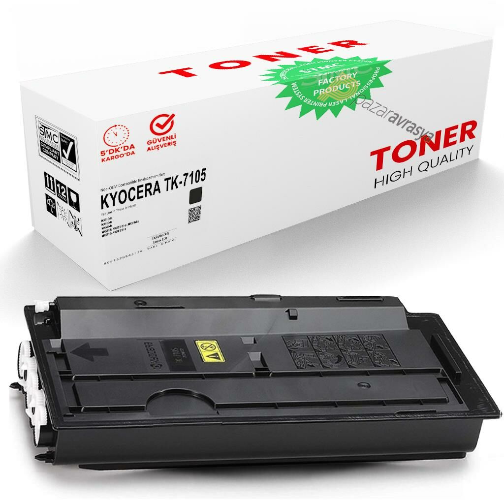 Kyocera TK-7105 Muadil Toner /WB/ Taskalfa 3010i