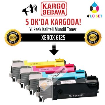 Xerox 6125 Muadil Takım Toner /NP/Phaser 6125/6125n