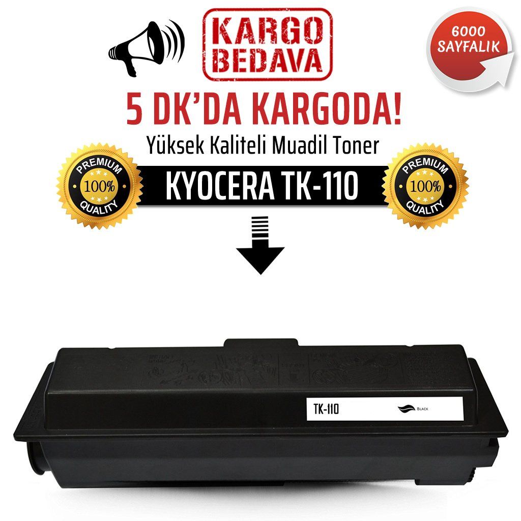 Kyocera TK-110 Muadil Toner /NP/FS-720/FS-820/FS-920/FS-1016/TK1