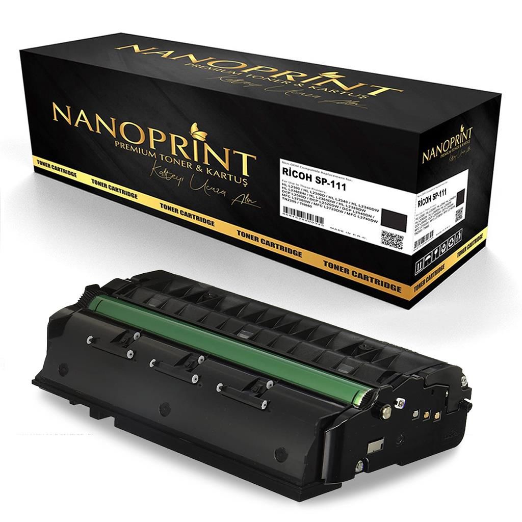 Nanoprint Ricoh SP-111/SP-100 Muadil Toner /NP/ SP100SU/SP100SF
