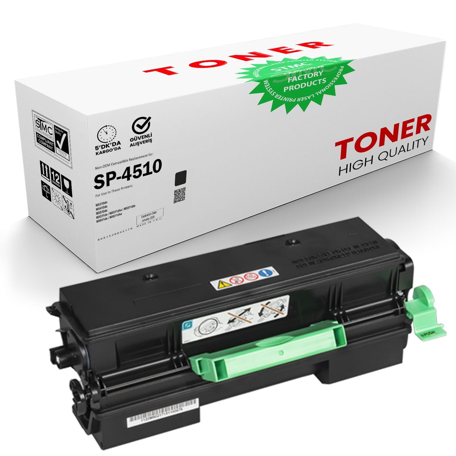 Ricoh SP-4510 Muadil Toner /WB/SP4500/SP-3600DN/SP-3600SF/SP-361