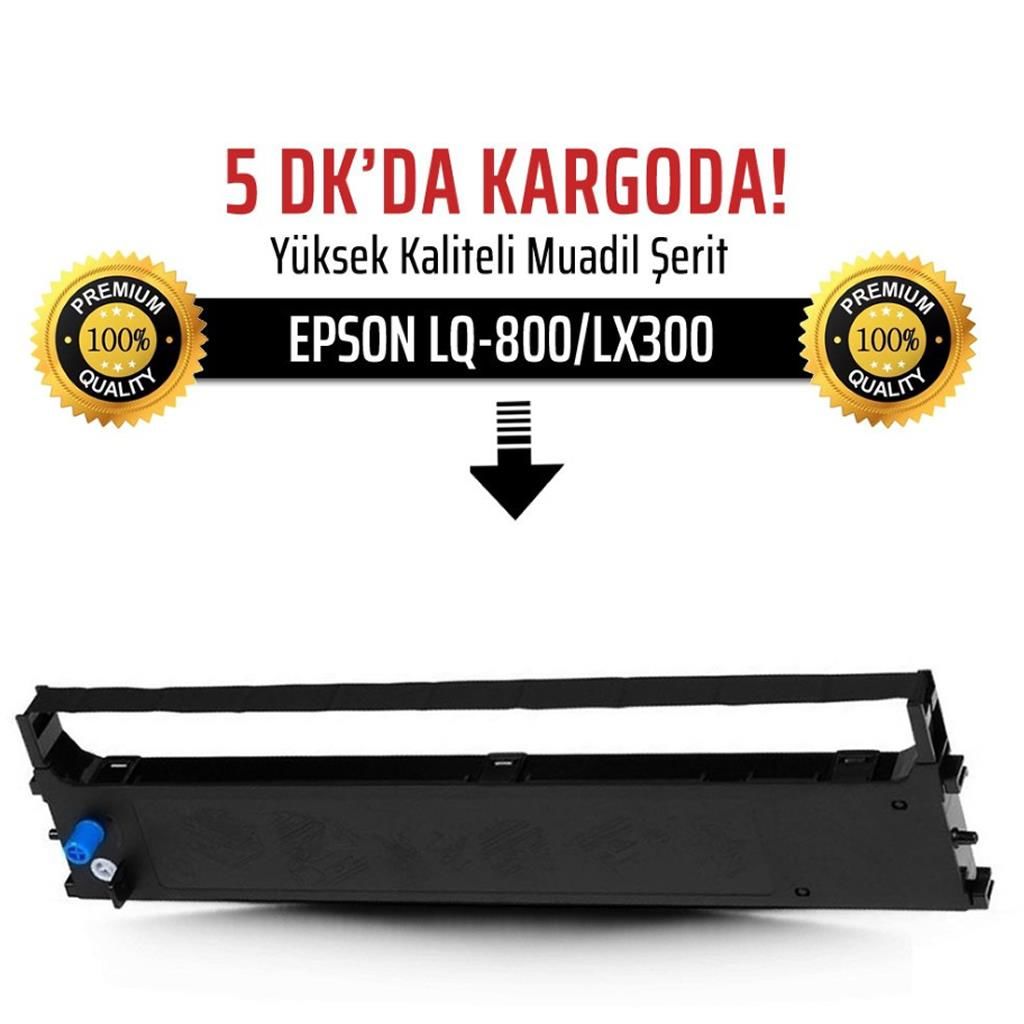 Epson LQ800/LX300 Muadil Şerit/LQ-500/LQ-510/LQ-550/LQ-570/LQ-850