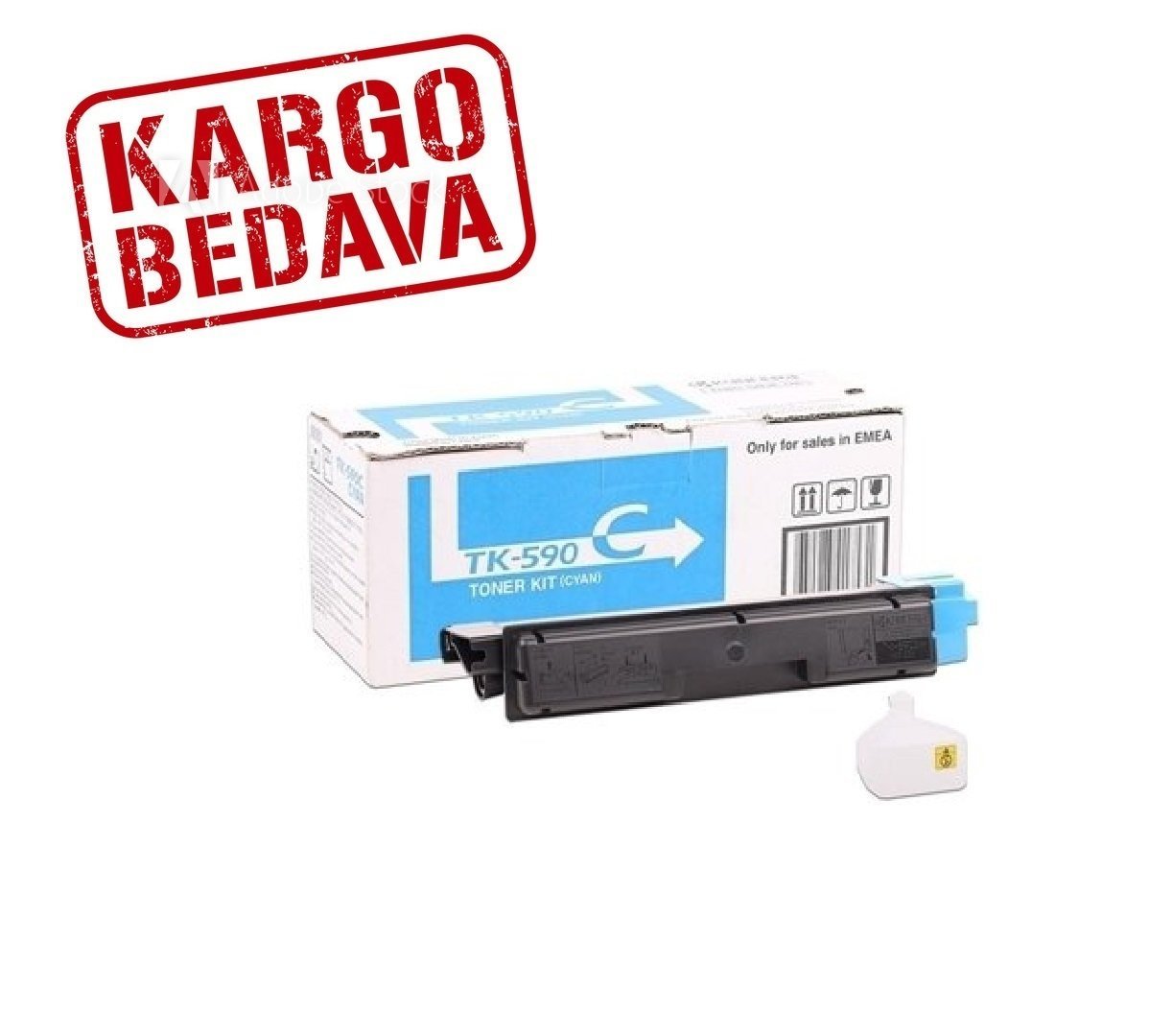 Kyocera Mita FS-C2526mfp Orjinal Mavi Fotokopi Toneri 1T02KVCNL0