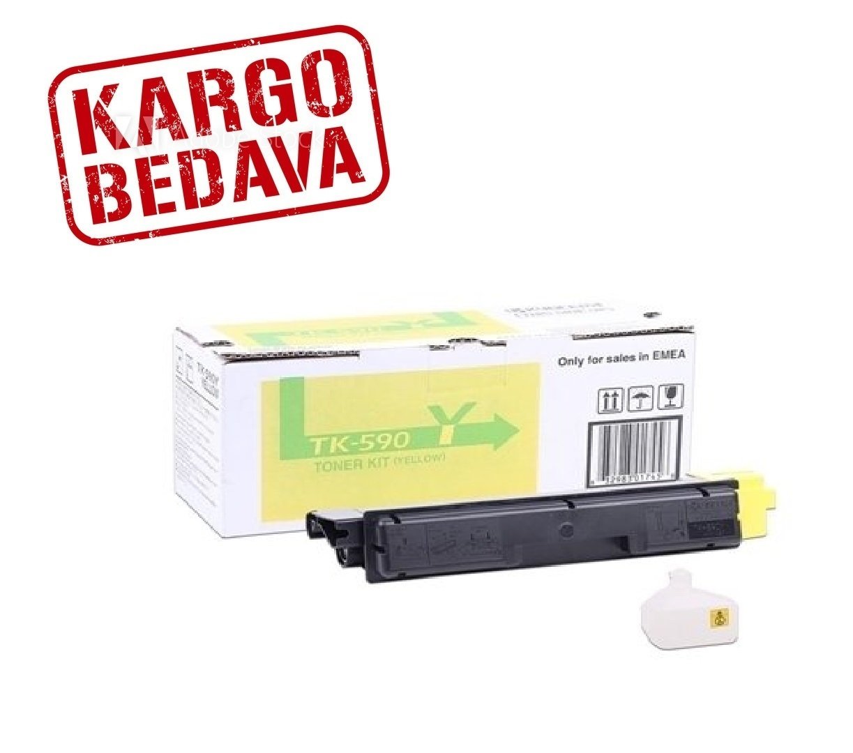 Kyocera Mita FS-C2526mfp Orjinal Sarı Fotokopi Toneri 1T02KVANL0