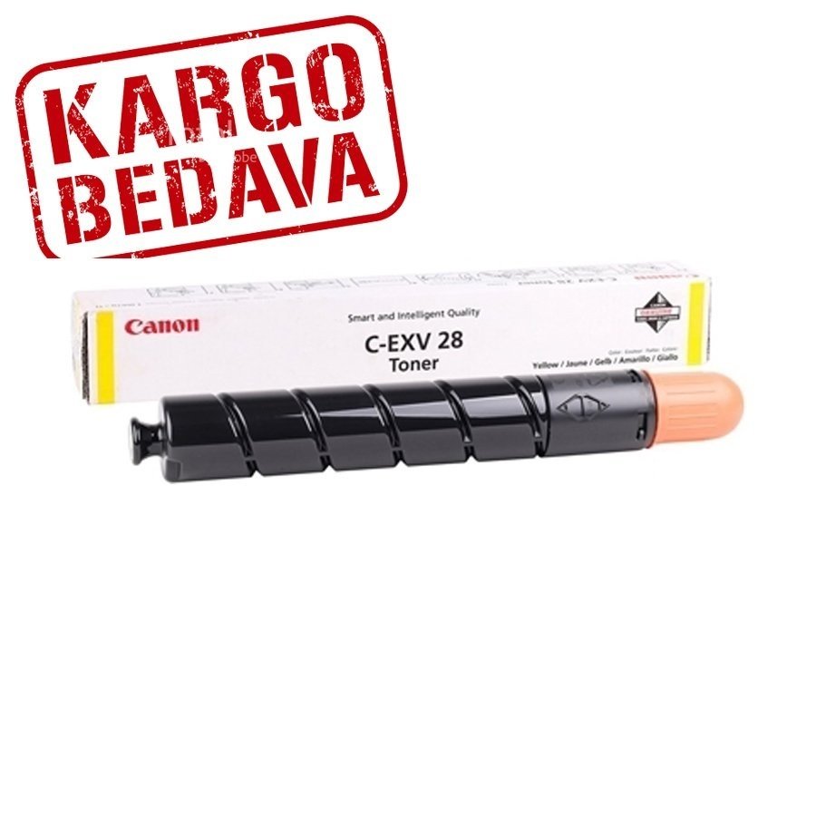 Canon C-EXV 28 Orjinal Sarı Fotokopi Toneri 2801B003