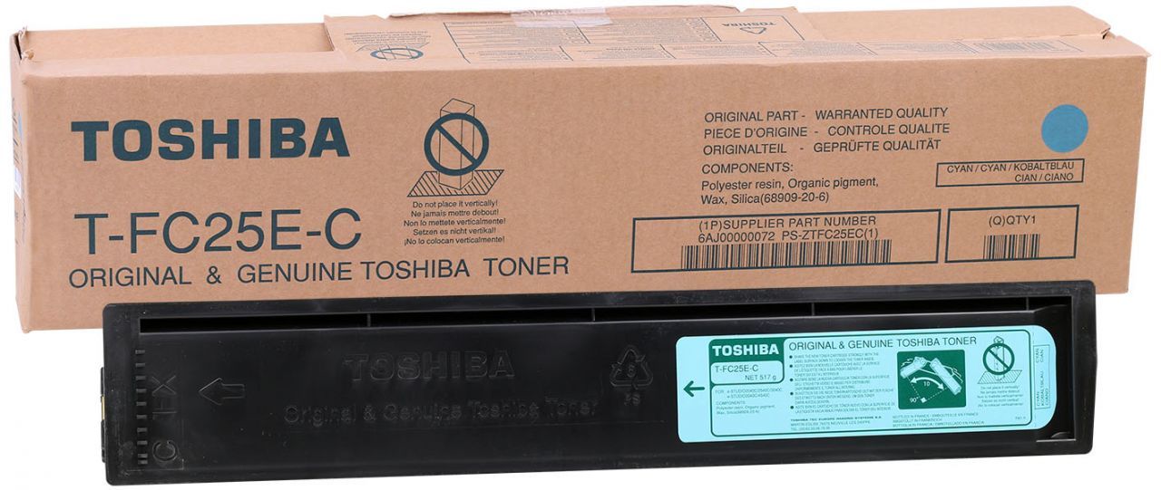 Toshiba T-FC25E-C Orjinal Mavi Fotokopi Toneri