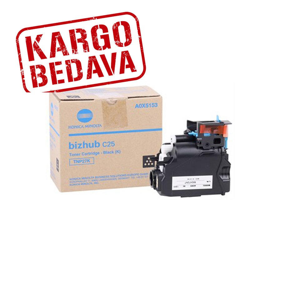 Konica Minolta TNP-27 Orjinal Siyah Fotokopi Toneri