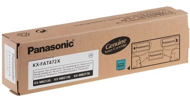 Panasonic KX-FAT472X Orjinal Siyah Toner