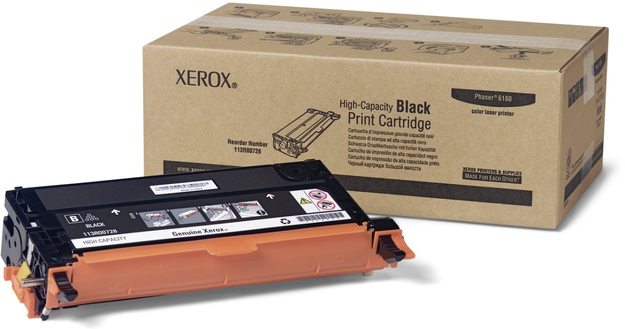 Xerox Phaser 113R00726 Orjinal Siyah Toner Yüksek Kapasite 6180