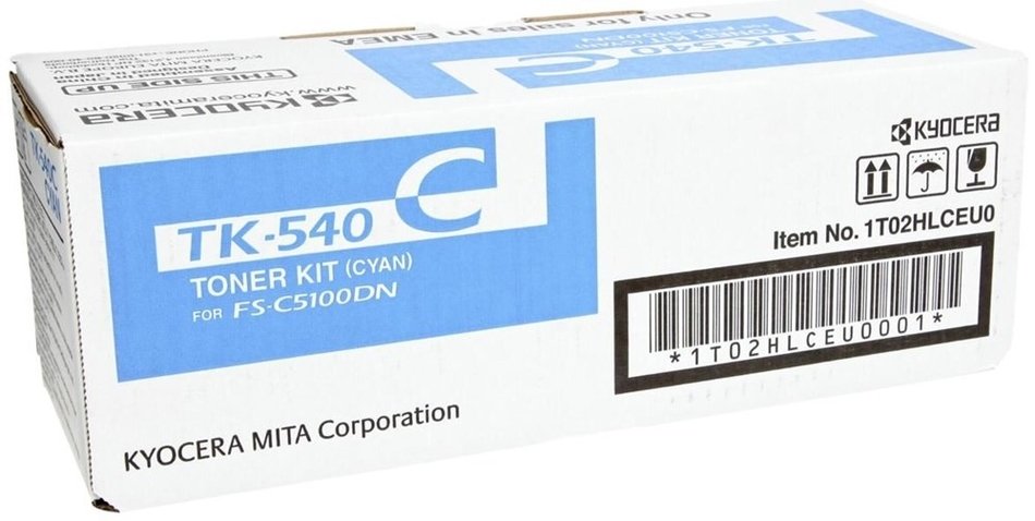 Kyocera Mita TK-540 Orjinal Mavi Fotokopi Toner