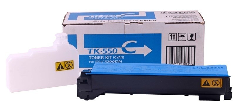 Kyocera Mita TK-550 Orjinal Mavi Fotokopi Toner