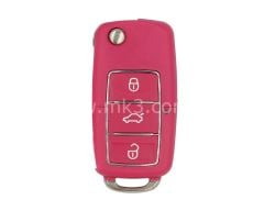 Xhorse Sustalı Kumanda Pembe 3 Buton VW Tipi XKB502EN