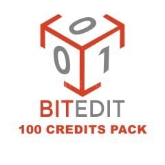 BITEDIT -  100 credits pack