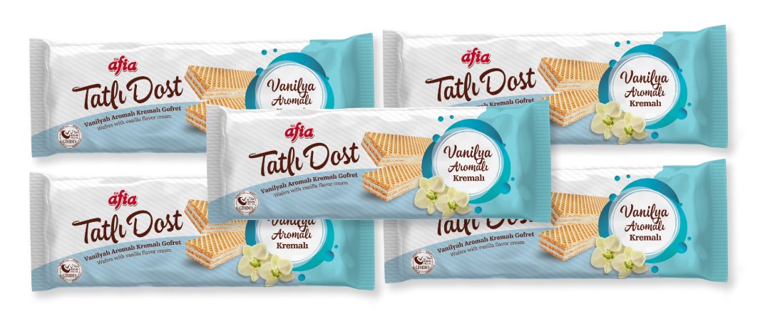 Afia Tatlı Dost vanilya 140 Gr 5li Set