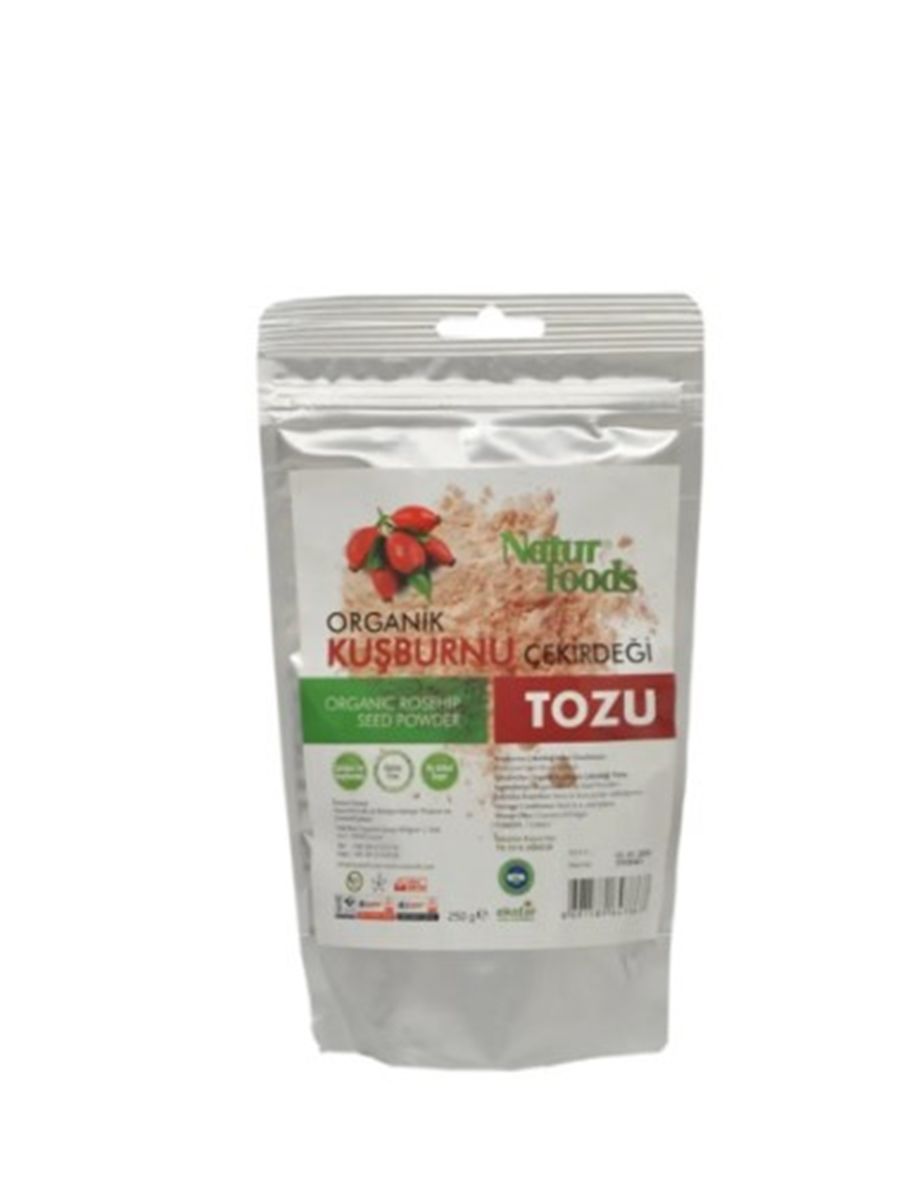 Natur Foods Organik Kuşburnu Çekirdeği Tozu 250 Gr