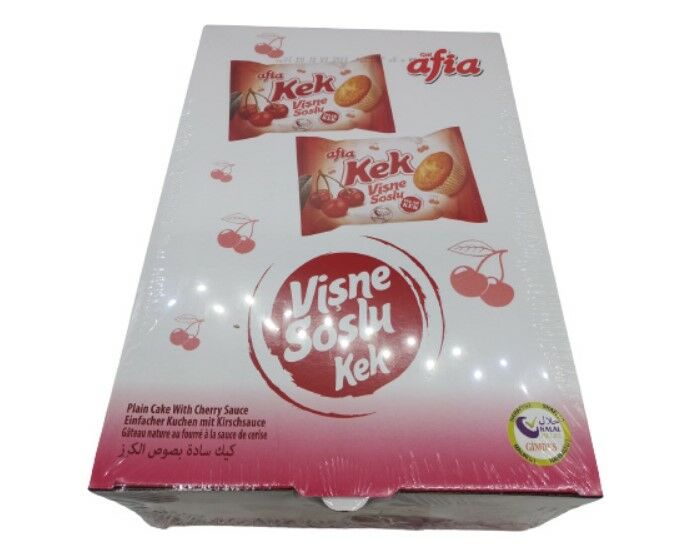 Afia Vişne Soslu Islak Kek 35 Gr. (24 Adet)