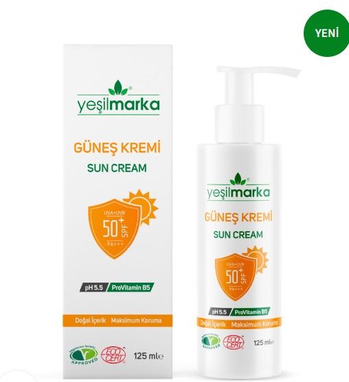 Yeşilmarka 50 Faktör (SPF) Güneş Kremi