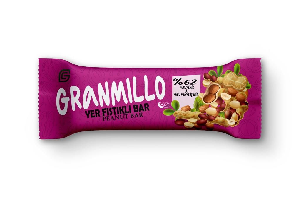 Granmillo Yer Fıstıklı Bar 30 Gr